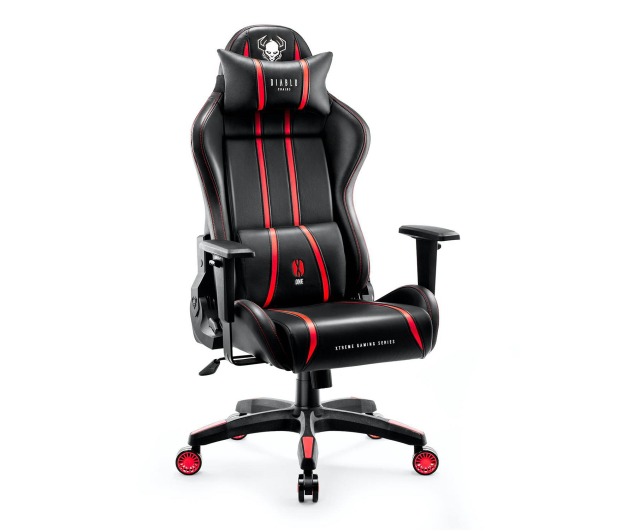 Diablo Chairs X-One 2.0 Small Czarno-czerwony - 1208647 - zdjęcie 3